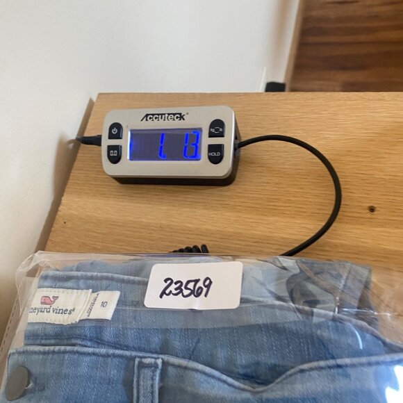 Vineyard Vines Jeans Womens 10 Blue Light Stone Wash Denim Skinny Stretch Casual - Picture 11 of 11